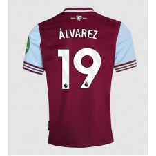 West Ham United Edson Alvarez #19 Hjemmedrakt 2024-25 Kortermet